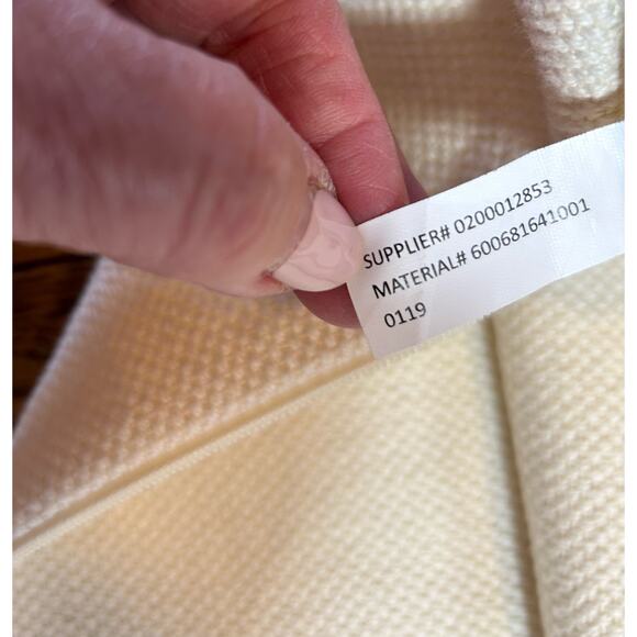 Lauren Ralph Lauren Home Monogram Ivory Cotton Pillow Cover 26” x 26” NWOT - Picture 5 of 5